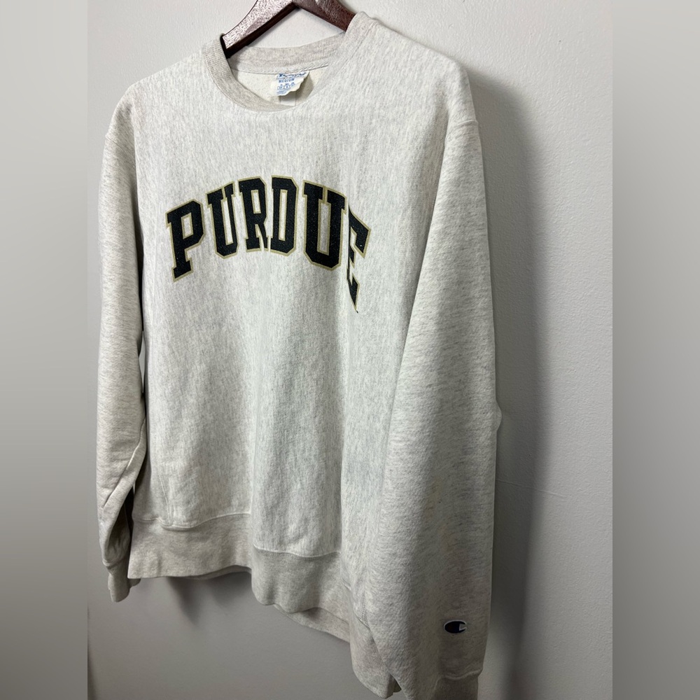Vintage Champion Purdue Reverse Weave Sweatshirt – Size M - Picture 6 of 12